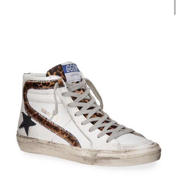 Golden Goose Shoes - NEW Golden Goose Slide High-Top Zip Sneakers